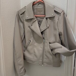 BLANKNYC Faux leather moto jacket